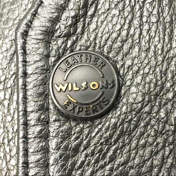 Vintage Wilson’s Leather Snap Vest Full Leather - Picture 2 of 9